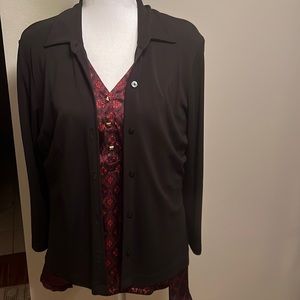 Casual Corner Collection Black Jacket - Large